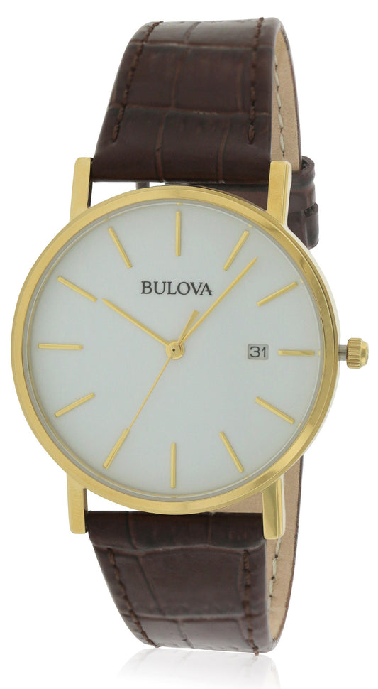 Gold-tone stainless steel case