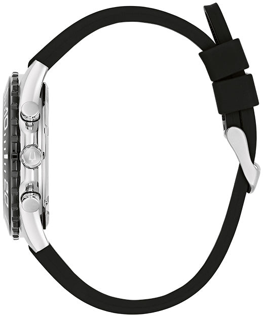 Stainless Steel Watch w/ Black