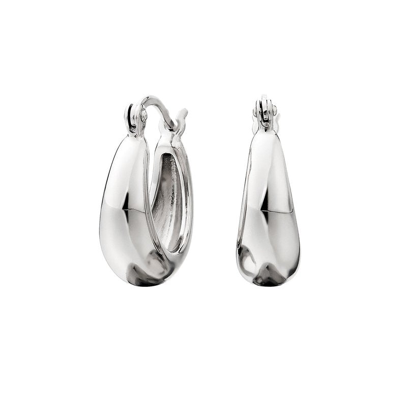Lady's White Ss Tapperedhoop S