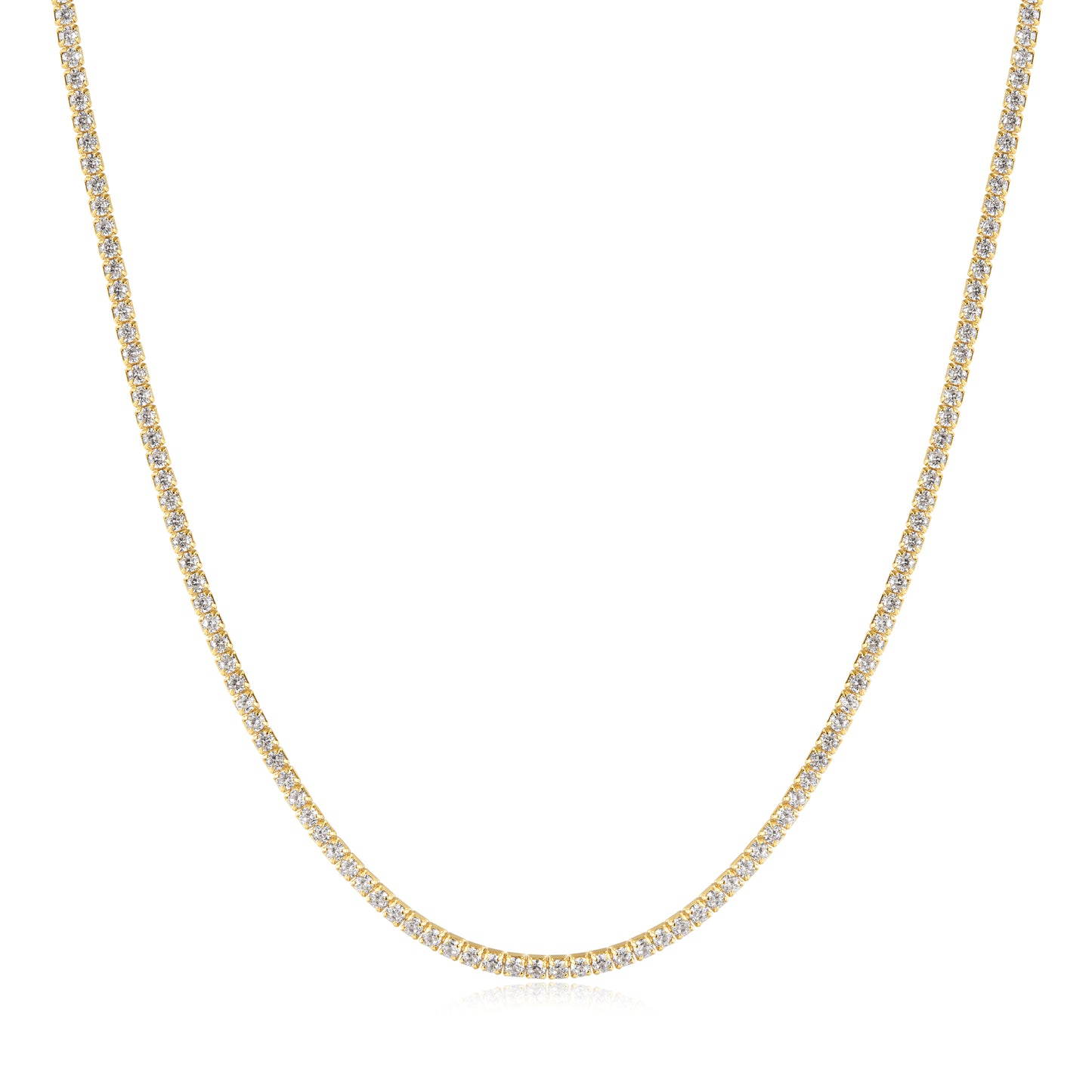 Gold Pave Necklace